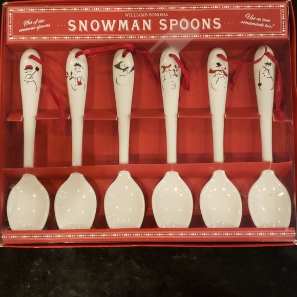 Williams Sonoma Other - Snowman spoons